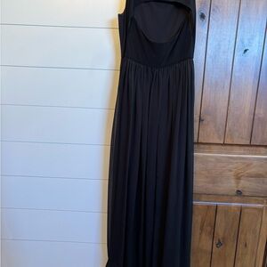 Isaac Mizrahi Strapless Black Dress